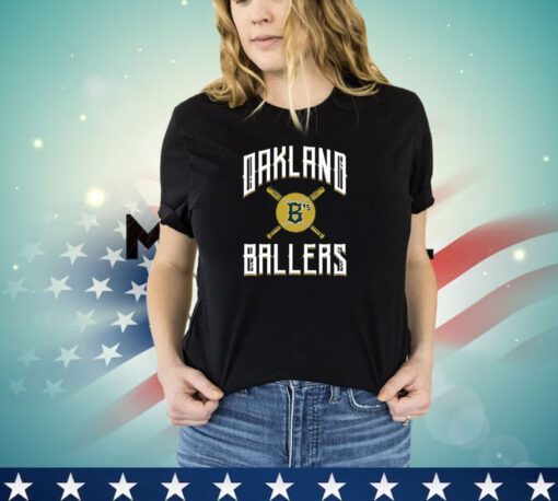 Oaklandish Oakland Ballers Bat Logo T-Shirt