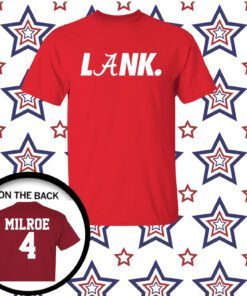 Official Jalen Milroe Alabama Football Lank T-Shirt