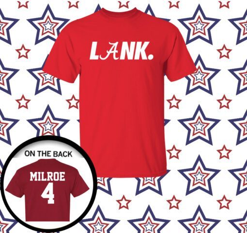 Official Jalen Milroe Alabama Football Lank T-Shirt