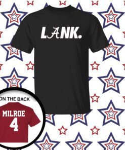Official Jalen Milroe Alabama Football Lank T-Shirts
