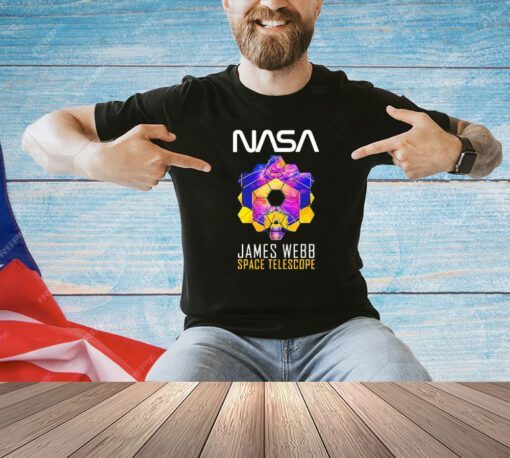 Official Nasa James webb space telescope T-shirt