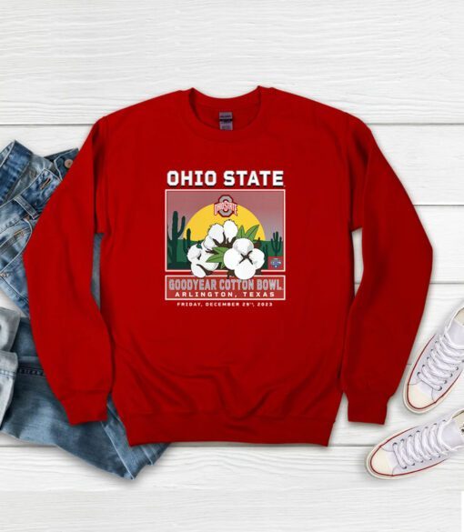 Ohio State Buckeyes Cotton Bowl Fierce Competitor Sweatshirt