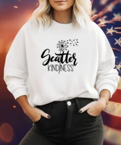 Scatter Kindness Dandelion Letter Casual Sweatshirts