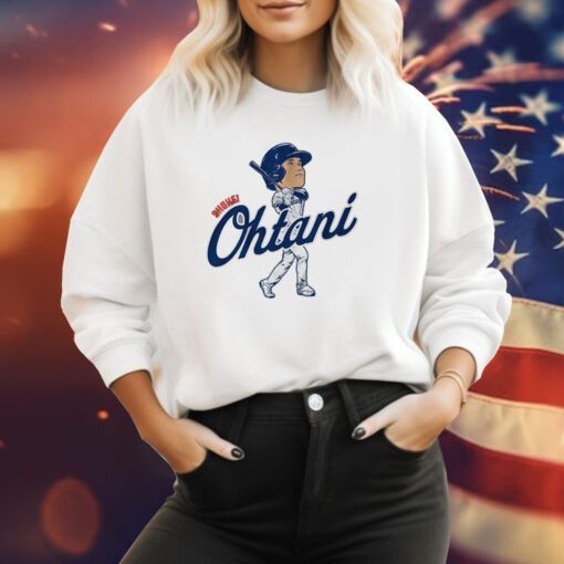 Shohei Ohtani Batting Caricature Sweatshirt