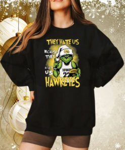 They Hate Us Because They Ain’t Us Hawkeyes Grinch Xmas Sweatshirt