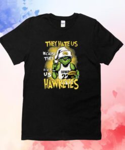 They Hate Us Because They Ain’t Us Hawkeyes Grinch Xmas TShirt