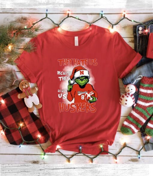 They Hate Us Because They Ain’t Us Huskers Grinch Sweatshirt