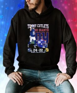 Tommy Cutlets Go Giants NY 24-22 Hoodie
