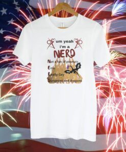 Um Yeah I’m A Nero Not A Fan Of Peanuts Emo Really Gay TShirt