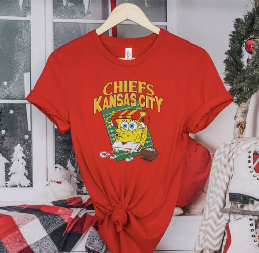 SpongeBob SquarePants x Kansas City Chiefs T-Shirt