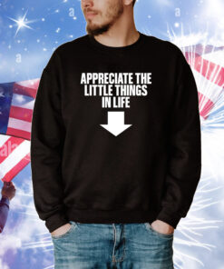 Appreciate The Little Things In Life Tee Shirts