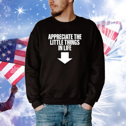 Appreciate The Little Things In Life Tee Shirts