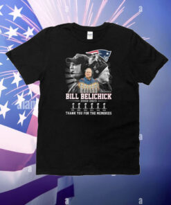 Bill Belichick Patriots 2000-2023 6 Super Bowl Champion Thank You For The Memories T-Shirts