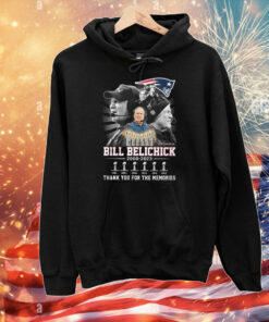 Bill Belichick Patriots 2000-2023 6 Super Bowl Champion Thank You For The Memories T-Shirt