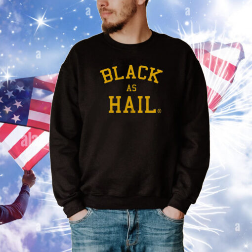 Black As Hail Michigan Tee Shirts