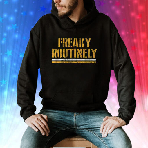 Freaky Routinely Pittsburgh Football Hoodie