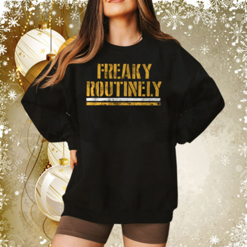 Freaky Routinely Pittsburgh Football Sweatshirt