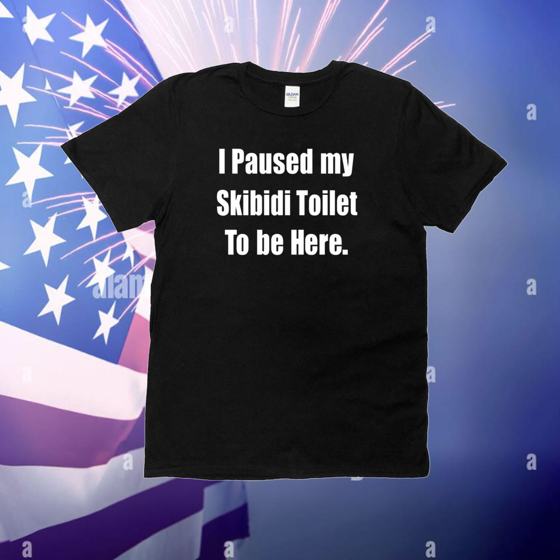 Gamer I Paused My Skibidi Toilet To Be Here T-Shirt