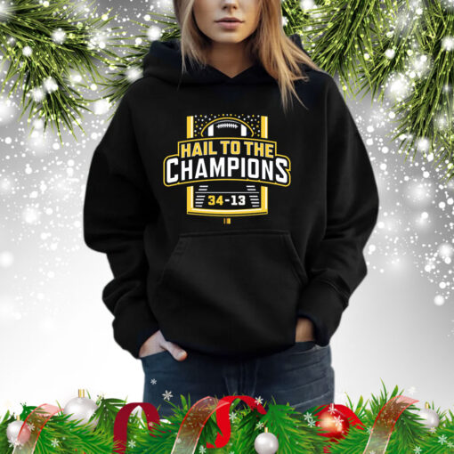 Hail To the Champions Michigan College Hoodie