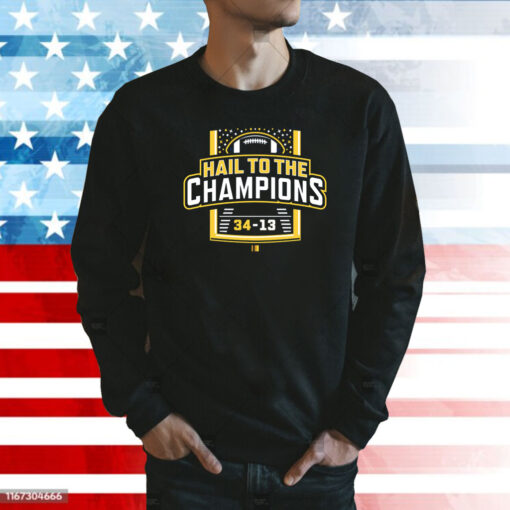 Hail To the Champions Michigan College Sweatshirt