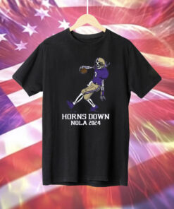 Horns Down WA Nola 2024 Shirt