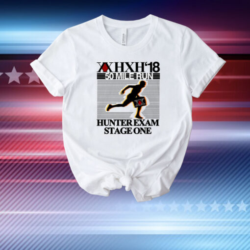 Hoshispieces Xxhxh'18 50 Mile Run Hunter Exam Stage One T-Shirt