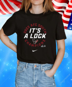 Houston Texans It’s A Lock 2023 Afc South Division Champions Tee Shirt