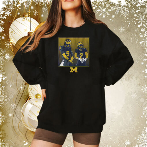 JJ McCarthy and Blake Corum Rings Sweatshirt