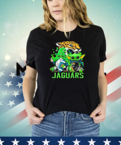Jacksonville Jaguars Baby Yoda Happy St.Patrick’s Day Shamrock Shirt