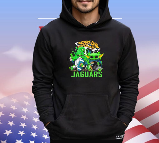 Jacksonville Jaguars Baby Yoda Happy St.Patrick’s Day Shamrock Shirt