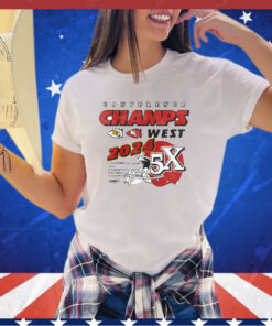 Kansas City Conference Champs West 2024 5X Shirt