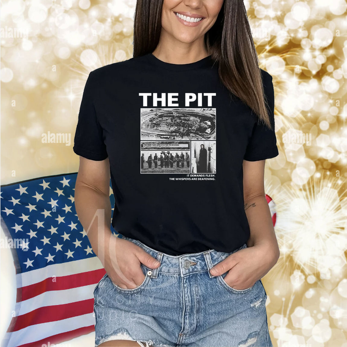 Leftern The Pit It Demands Flesh. The Whispers Are Deafening. Shirts