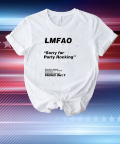 Lmfao Sorry For Party Rocking Promo Only T-Shirt