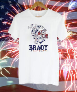 Matthew Slater Tom Brady Patriots Greatest Of All Time T-Shirt