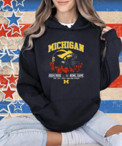 Michigan 2024 Rose Bowl Game Mon Jan 1 2024 Rose Bowl Stadium Hoodie