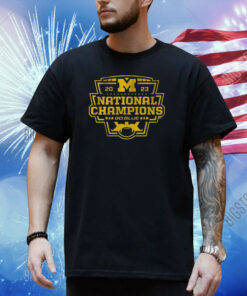 Michigan Football 2023 National Champions Logo Shirt