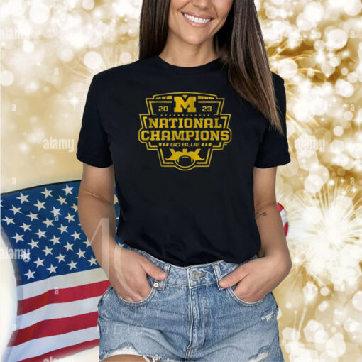 Michigan Football 2023 National Champions Logo Shirts