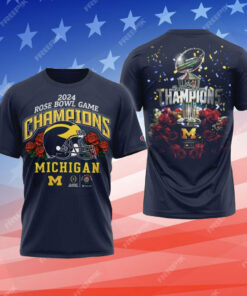 Michigan Rose Bowl Champions 2024 T-Shirt