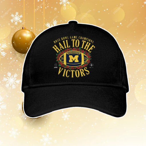 Michigan Rose Bowl Game Champions Hall To The Victors Hat Cap