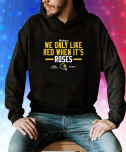 Michigan We Only Like Red When It's Roses Hoodie