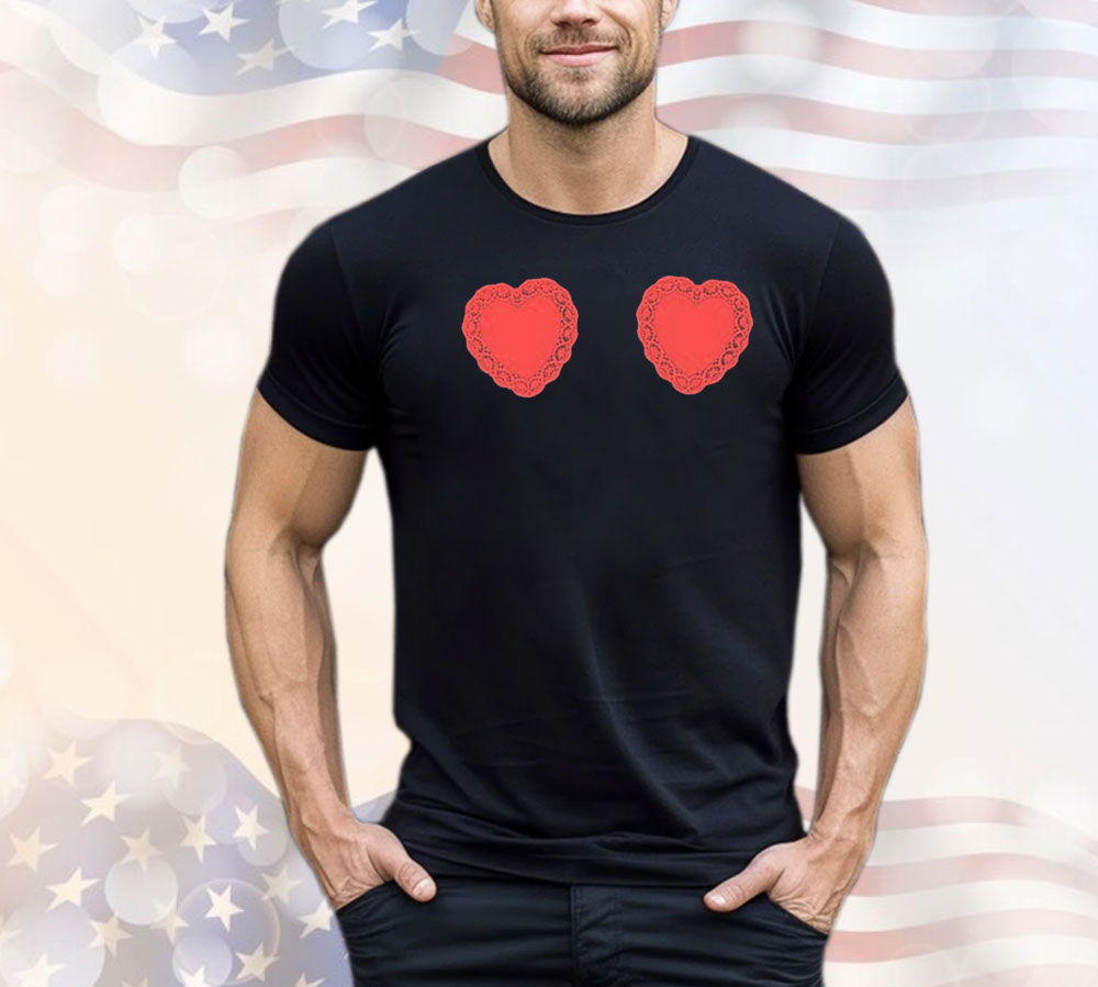 Miranda Harrison The Doily Hearts Shirt