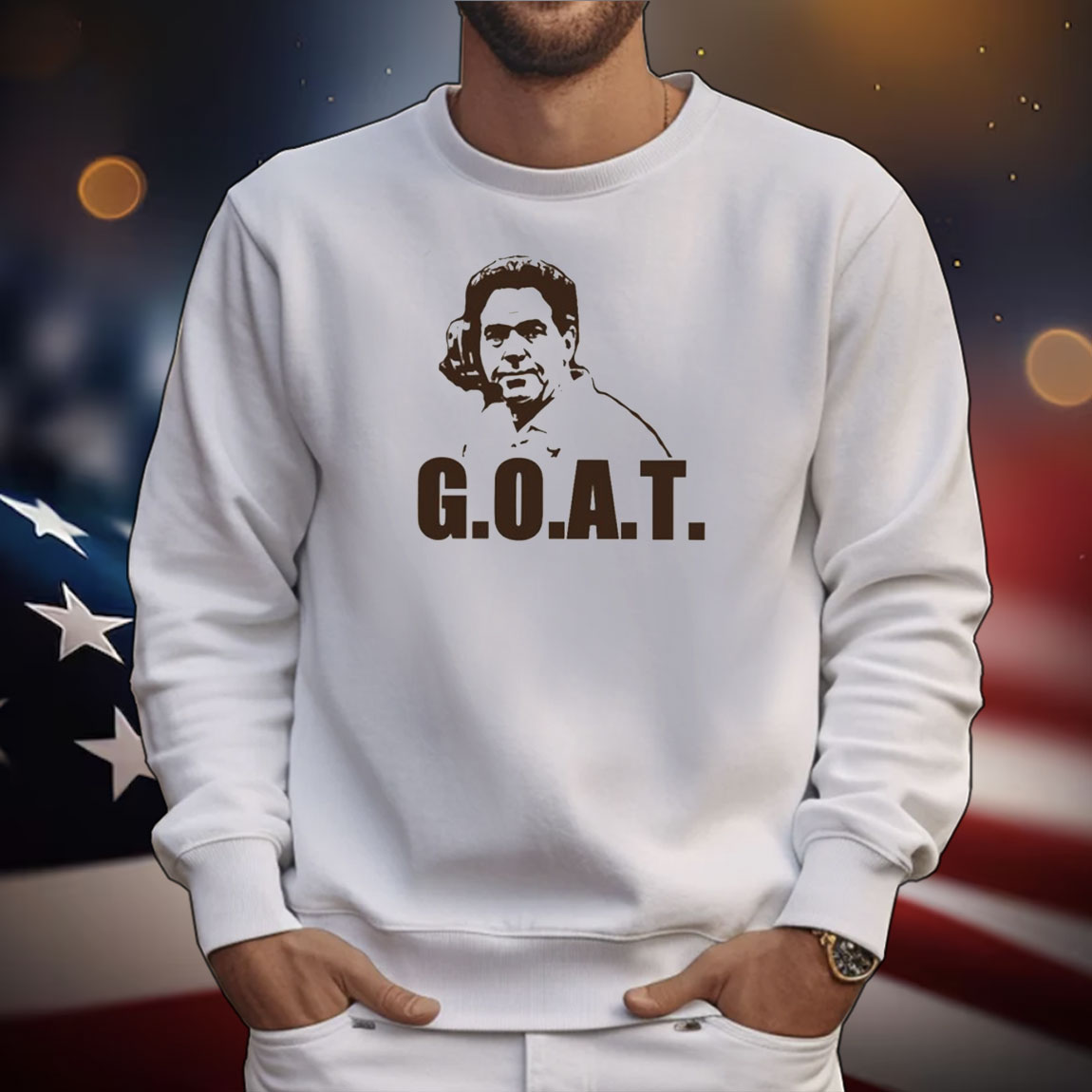 Nick Saban Goat Tee Shirts