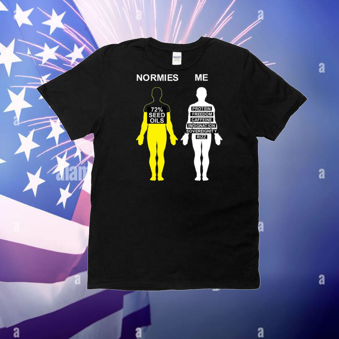 Normies Vs Me 72 Seed Oils T-Shirt