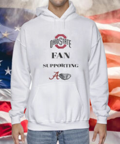 Ohio State Fan Supporting Crimson Tide Hoodie