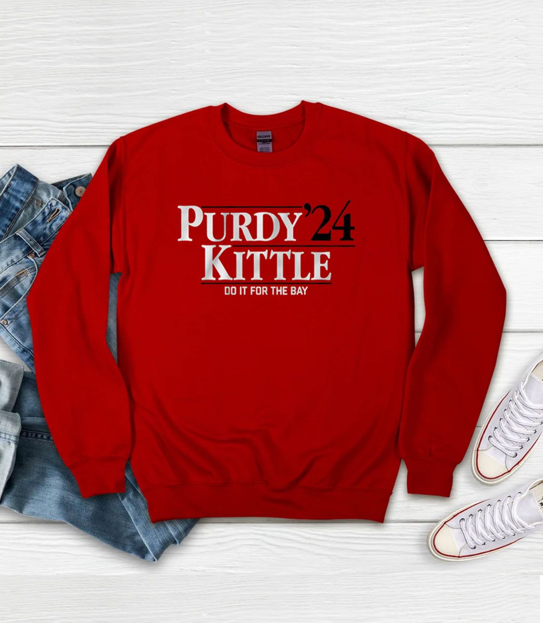 Purdy Kittle 24 San Francisco Sweatshirt