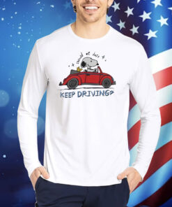 Purpulpop Should We Just Keep Driving Snoopy TShirts