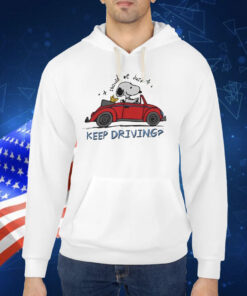 Purpulpop Should We Just Keep Driving Snoopy TShirt