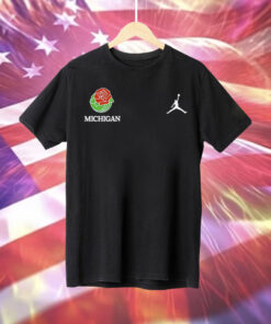 Rose Bowl Michigan Air Jordan Logo T-Shirt
