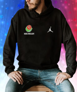 Rose Bowl Michigan Air Jordan Logo Hoodie