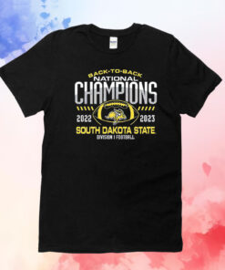 South Dakota State Jackrabbits Back-To-Back Fcs Football National Champions T-Shirt